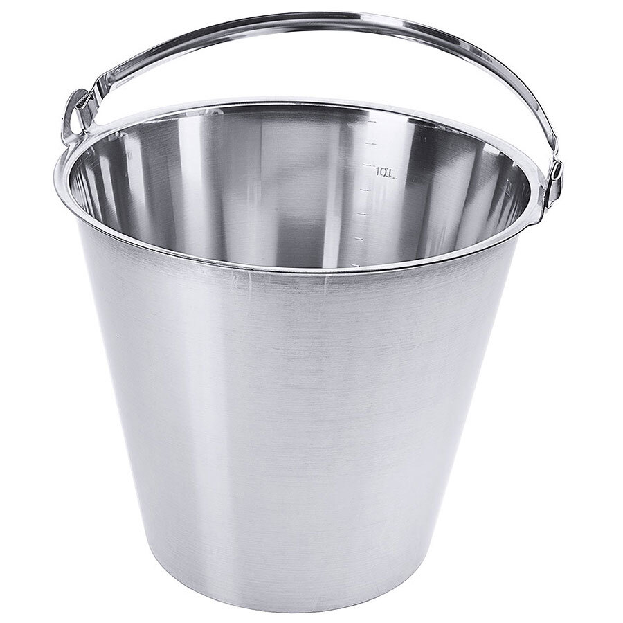 Contacto Bucket Stainless Steel 12Ltr