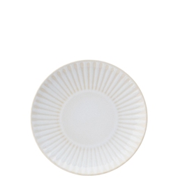 Utopia Venus Stoneware White Round Coupe Plate 17cm