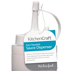 KitchenCraft Clear Squeezy Sauce Dispenser 8oz