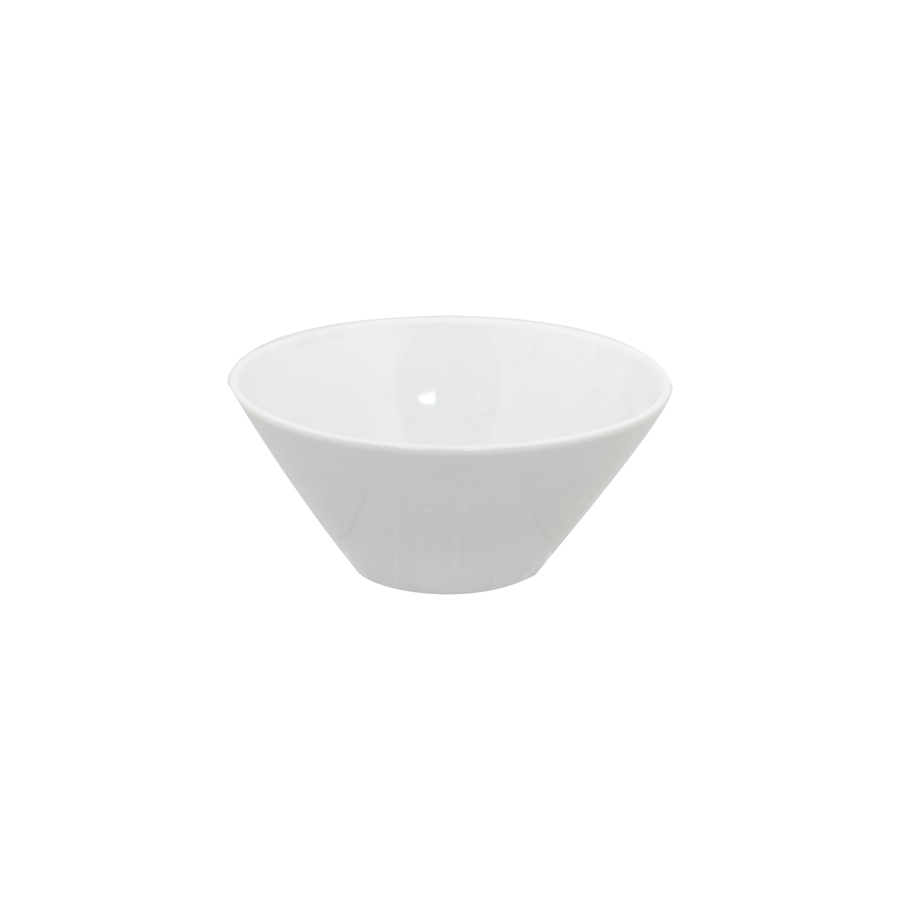 Superwhite Porcelain Round Flair Bowl 16cm 6.25in