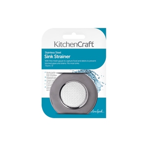 KitchenCraft Stainless Steel Round Sink Strainer 7.5cm