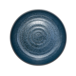 Artisan Tempest Vitrified Stoneware Blue Round Buffet Bowl 28cm