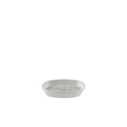 Bonna Lunar White Porcelain Hygge Oval Dish 10cm