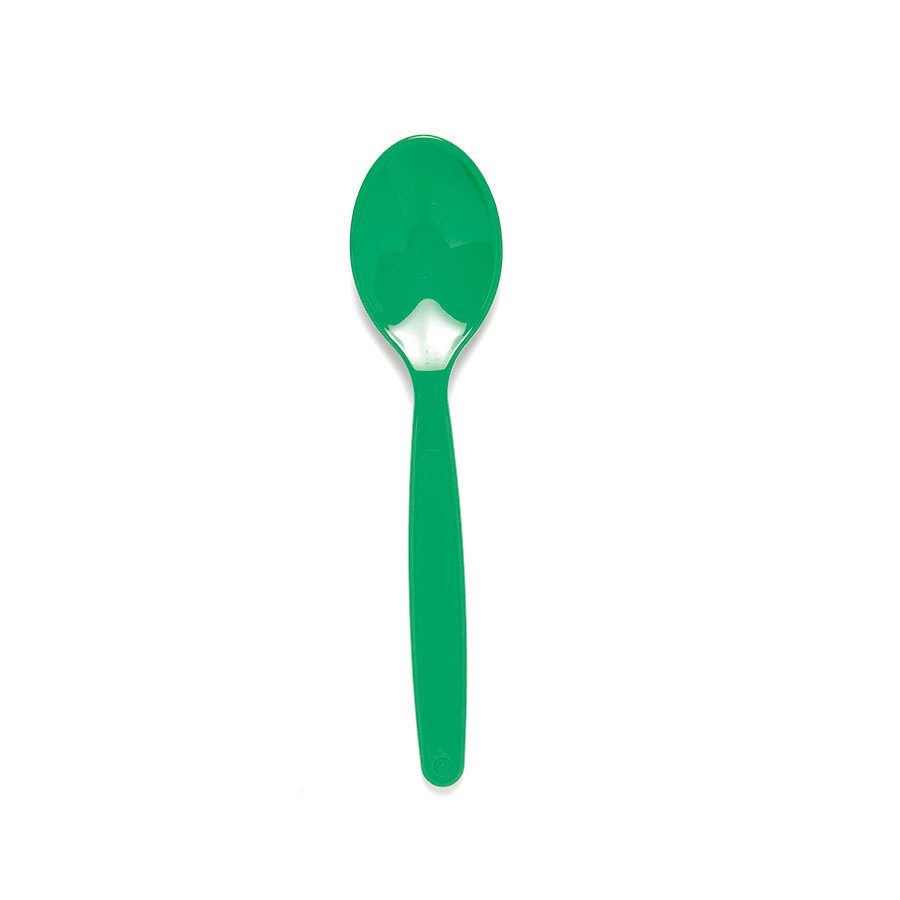 Harfield Polycarbonate Dessert Spoon Small Green 17cm