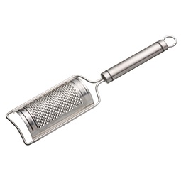 KitchenCraft Oval Handled Professional Stainless Steel Curved Grater 21x3.5cm