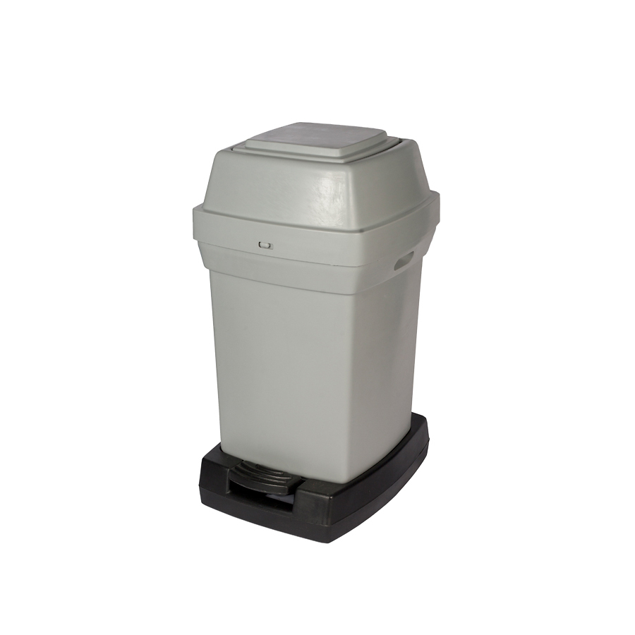 Pedal Operated Nappy Bin 62 ltr Grey