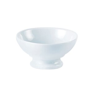 Porcelite Standard Porcelain White Round Footed Rice Bowl 9.5cm 13cl 4.5oz