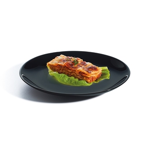 Arcoroc Evolutions Opal Black Round Coupe Side Plate 19cm