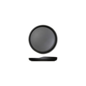 Creative Copenhagen Melamine Matte Black Round Plate 170x25mm
