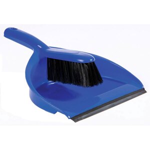 Robert Scott Professional Dustpan And Brush Set Soft Brush Blue