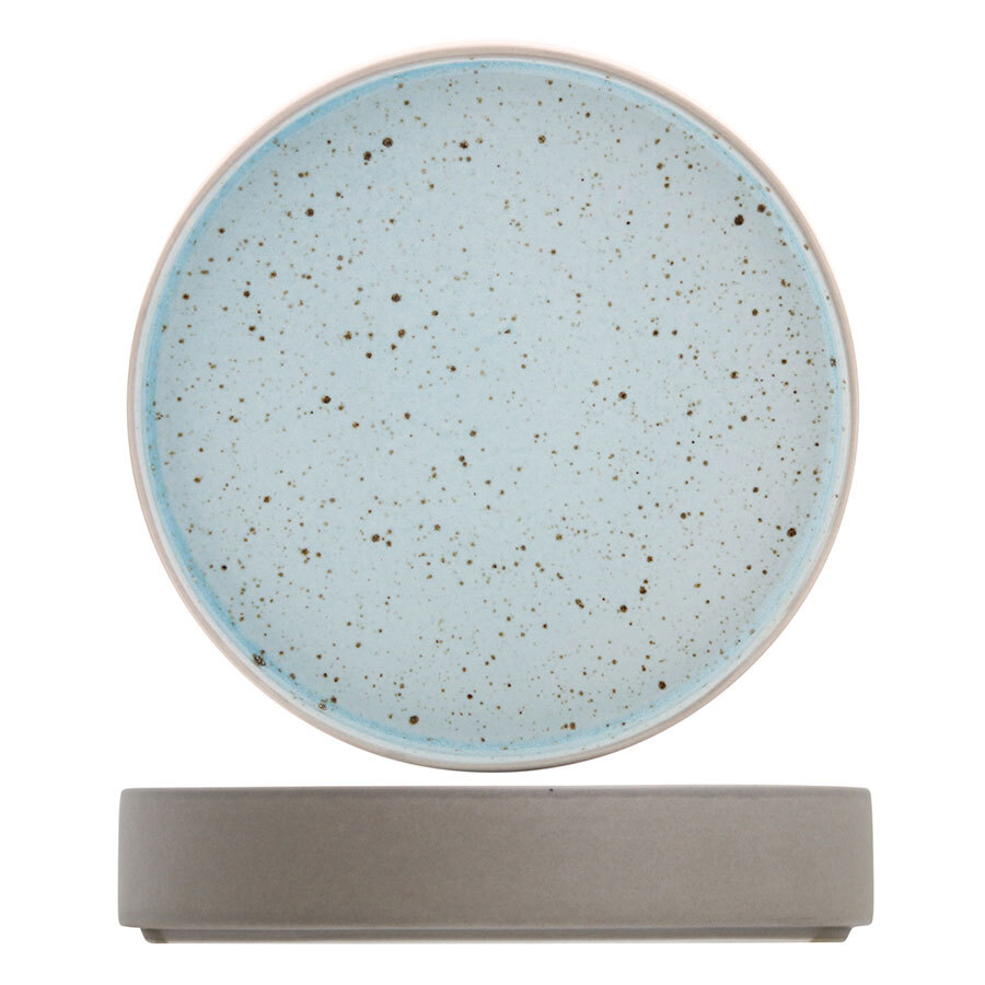 Artisan Trevone Vitrified Stoneware Blue Round Stacking Bowl 20cm
