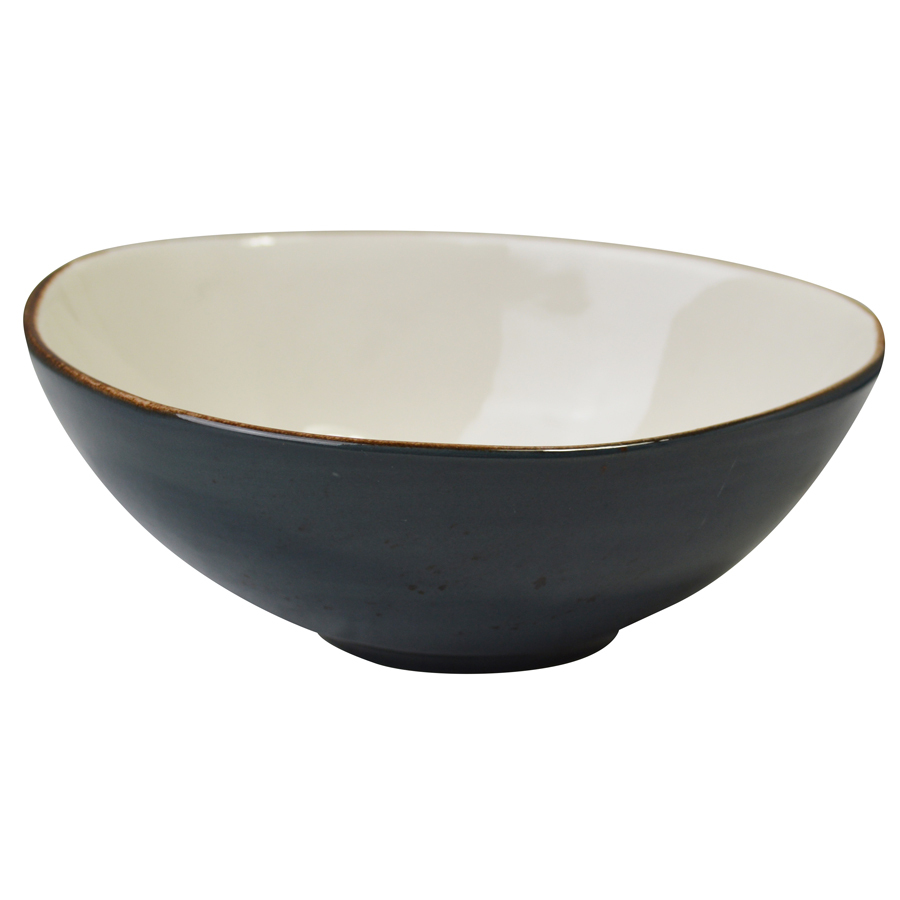 Rustic Shaped Bowl Slate Grey Orion Elements