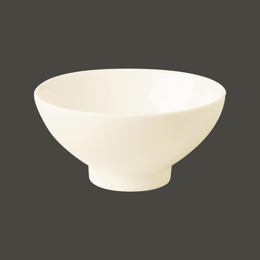 Rak Ivoris Finedine Vitrified Porcelain White Round Individual Bowl 12cm