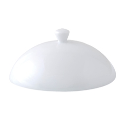 Astera Style Vitrified Porcelain White Round Cloche for 28cm