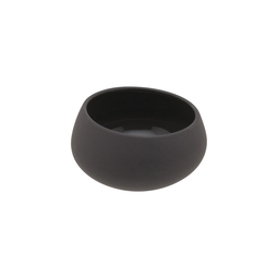 Guy Degrenne Gourmet Stoneware Carbon Black Round Slanted Rim Bowl 7.3cm 7cl