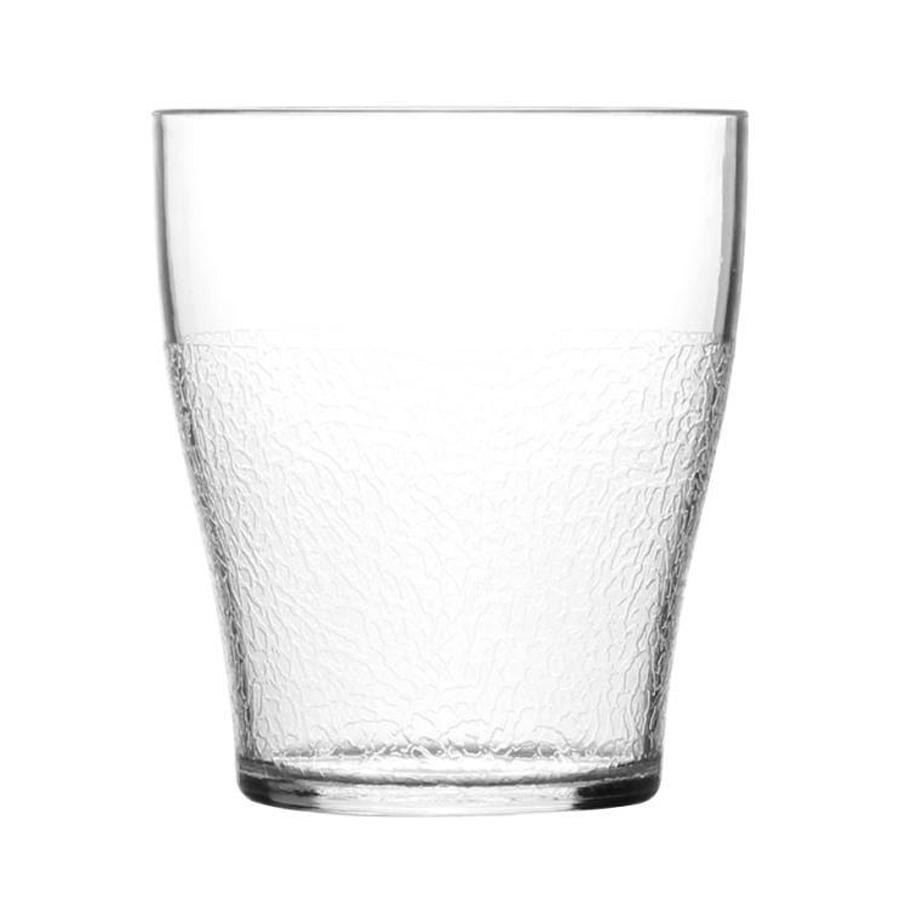 Harfield Polycarbonate Clear Textured Tumbler 280ml