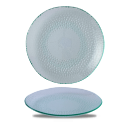 Churchill Isla Glass Organic Round Plate 22.5cm