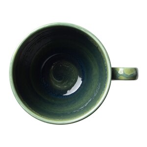 Steelite Aurora Vitrified Porcelain Vesuvius Burnt Emerald Cup 35cl