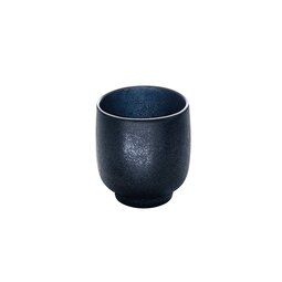 Playground Nara Stoneware Black Round Handleless Espresso Cup 10cl
