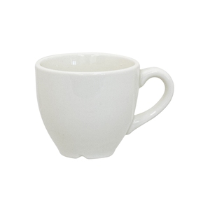 Crème Renoir Vitrified Porcelain White Cup 9cl 3oz