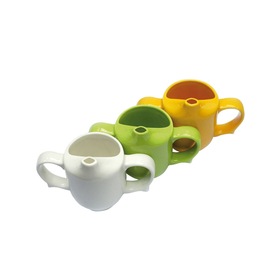 Wade Dignity Porcelain Yellow 2 Handle Feeder Cup 25cl