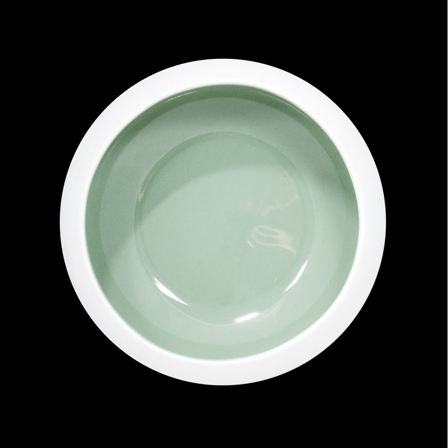 Crème Jouet Vitrified Porcelain Pale Sage Round Bowl 12cm