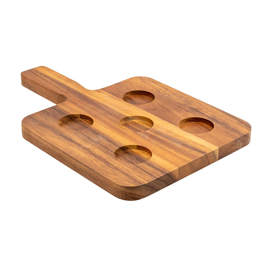 Wooden Paddle Board For Shot Glasses