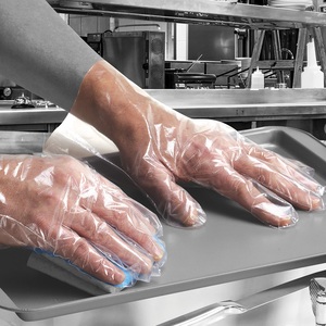 Polyco Clear Smooth Polythene Large Disposable Glove