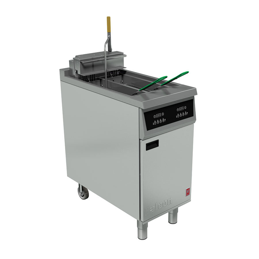 Falcon 400 Series E422F Electric Fryer - 2 Pan 2 Basket - with Filtration - Programmable
