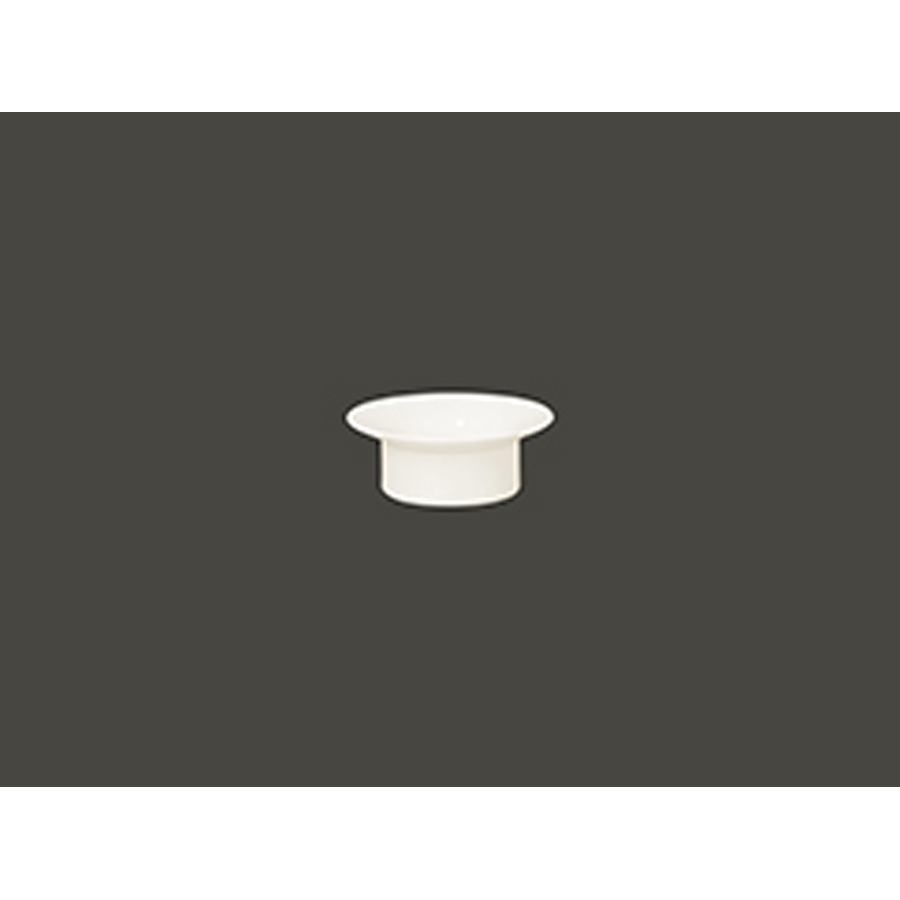 Rak Suggestions Chill Vitrified Porcelain White Round Stand 12.5cm