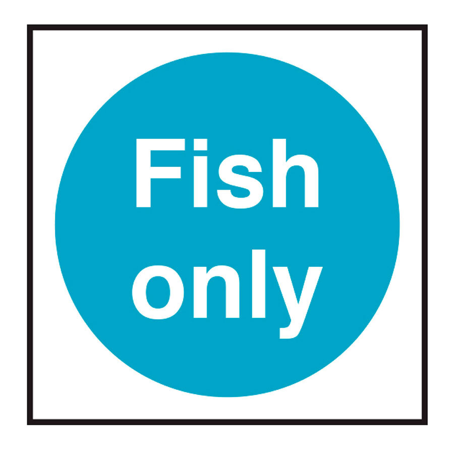 Fish Only Catering Vinyl Sticker