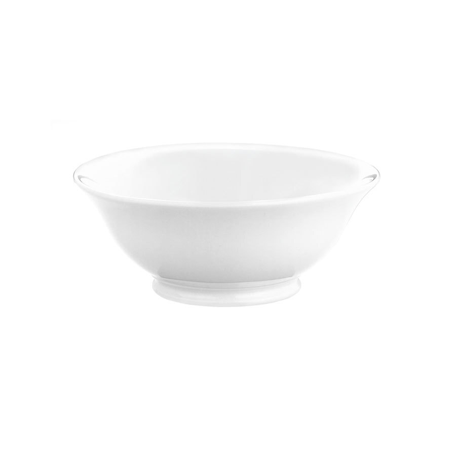 Pillivuyt Porcelain White Round Salad Bowl 19.5cm 1 Litre