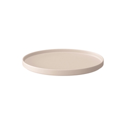 Villeroy & Boch Iconic Matte Beige Porcelain Round Universal Plate 23.8cm