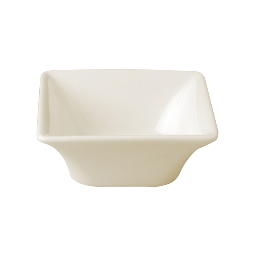 Rak Minimax Vitrified Porcelain White Square Sauce Dish 7.5x3cm
