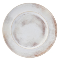 Utopia Algarve Stoneware Oyster Round Winged Plate 28cm