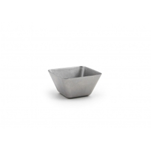 Front of the House Mod Antique Stainless Steel Square Ramekin 3.25x1.5 Inch 5oz