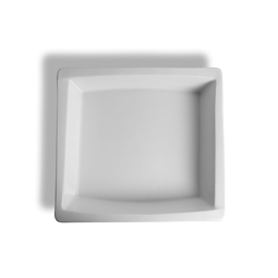 Crème Galerie Vitrified Porcelain White Gastronorm Dish 1/2 65mm Deep
