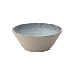 Utopia Moonstone Vitrified Porcelain White Round Conical Bowl 13cm