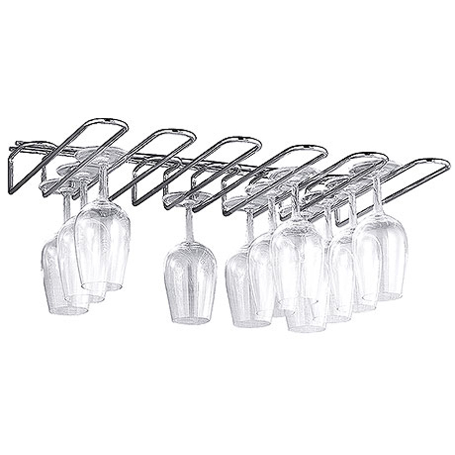 Wire glass rack 6mm chrome plated