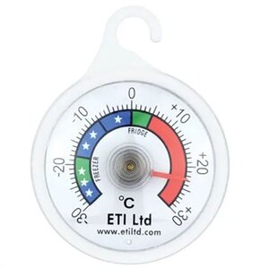 ETI Fridge-Freezer Thermometer 52mm dial