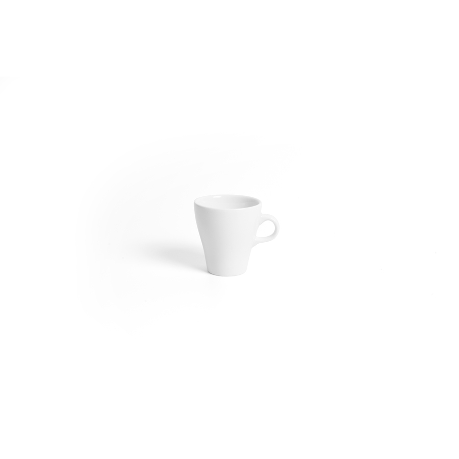 Crème Esprit Vitrified Porcelain White Espresso Cup 9cl 3oz