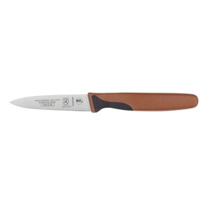 Mercer Millennia Colors® Paring Knife 3in With Santoprene® Handle Brown