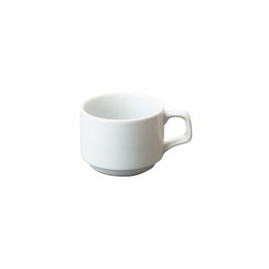 Great White Porcelain Stacking Teacup 20cl 7oz