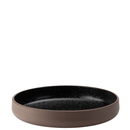 Utopia Obsidian Ceramic Black Round Bowl 26cm
