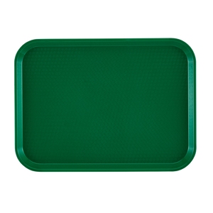 Cambro Fast Food Plastic Green Rectangular Tray 34.5x26.5cm
