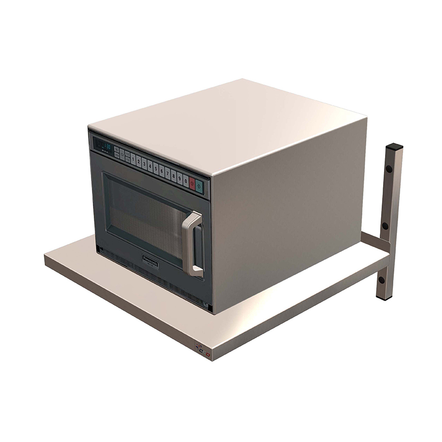Quick Service Microwave Shelf - Medium Duty - 600 x 450mm