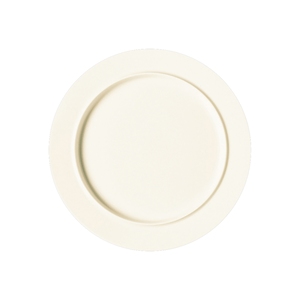 Rak Nordic Vitrified Porcelain White Round Flat Rimmed Plate 24cm