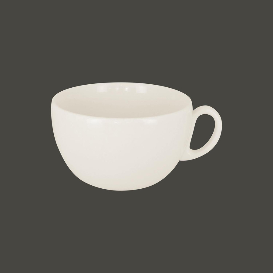 Rak Barista Vitrified Porcelain White Breakfast Cup 45cl