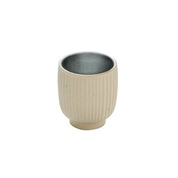 Playground Nara Stoneware Grey Round Handleless Espresso Cup 10cl