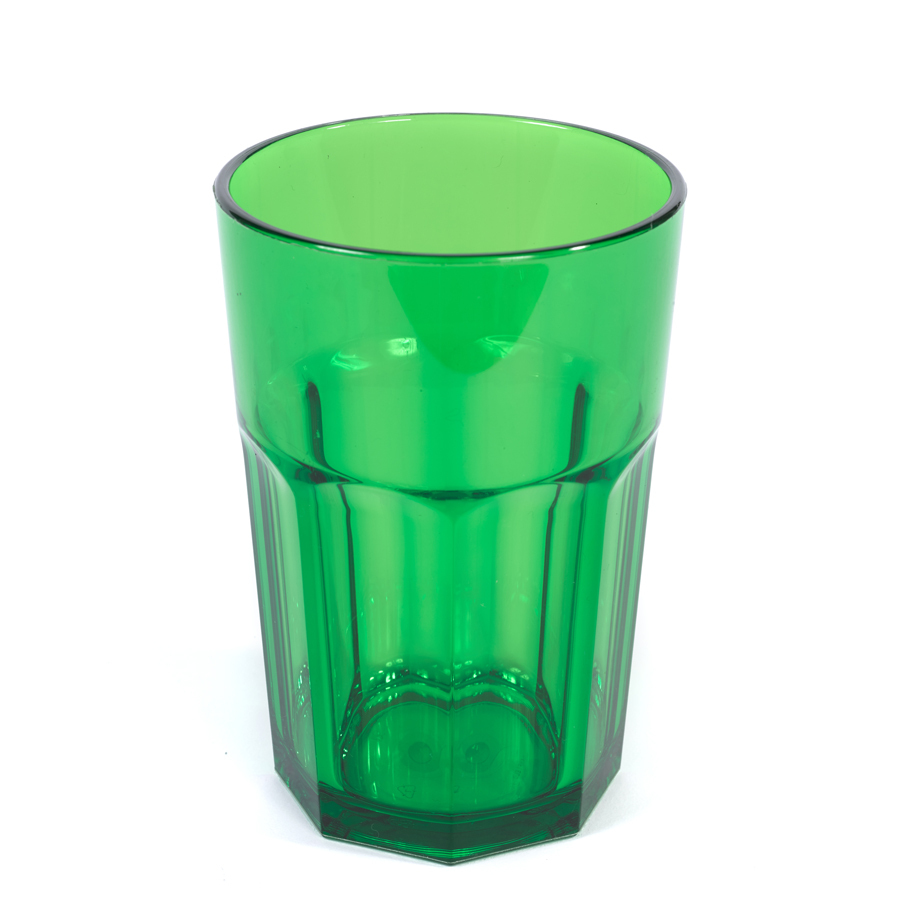 Harfield Copolyester American Style Translucent Green Tumbler 12oz